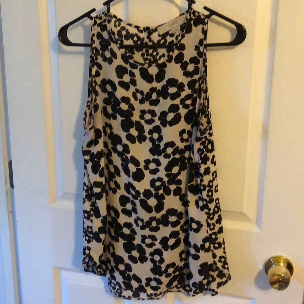 Flower blouse tank